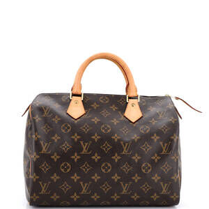 Louis Vuitton Speedy Handbag Canvas 30 #258721L17B
